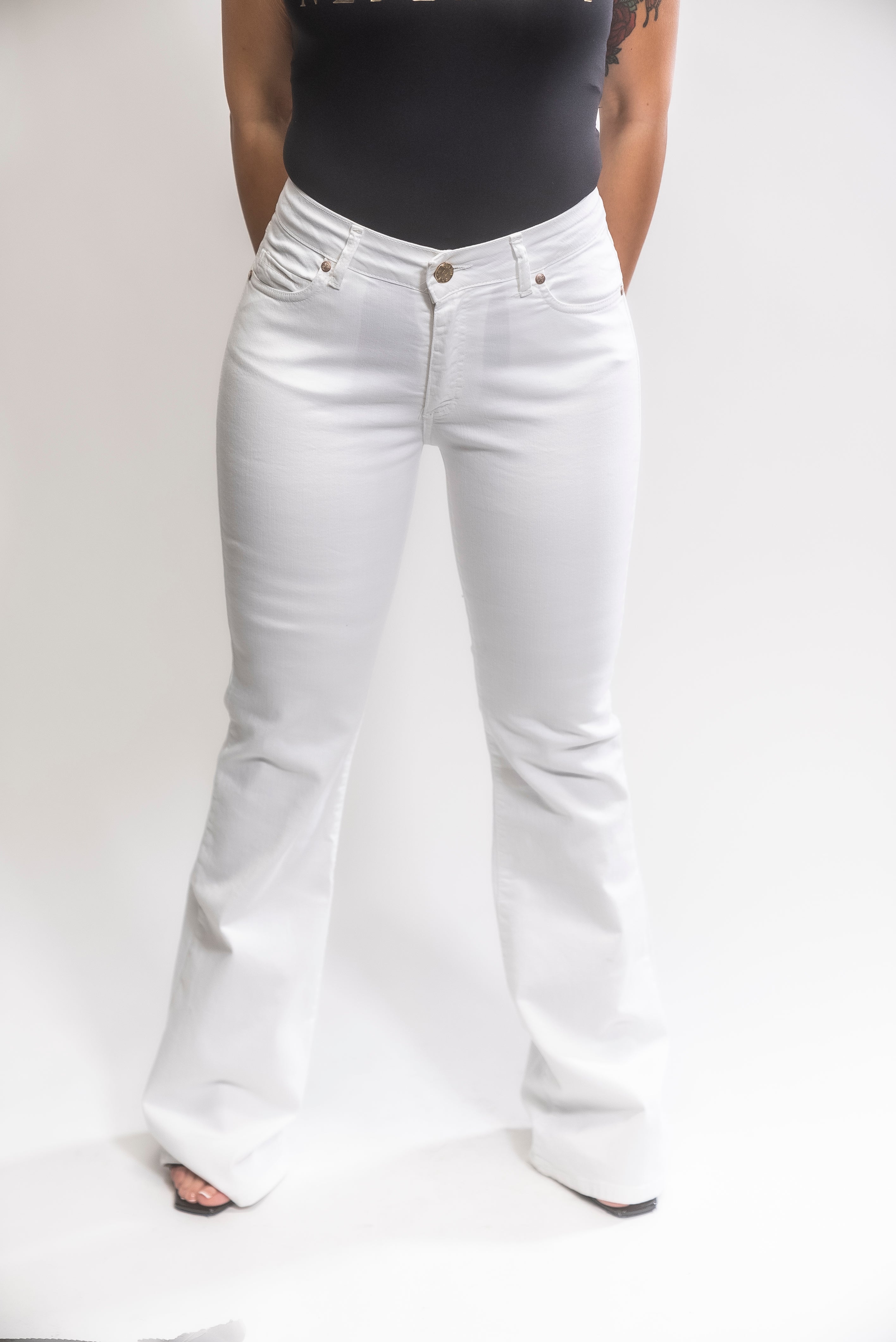 Pantalone Bianco Zampa