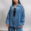 Camicione Jeans Diamante