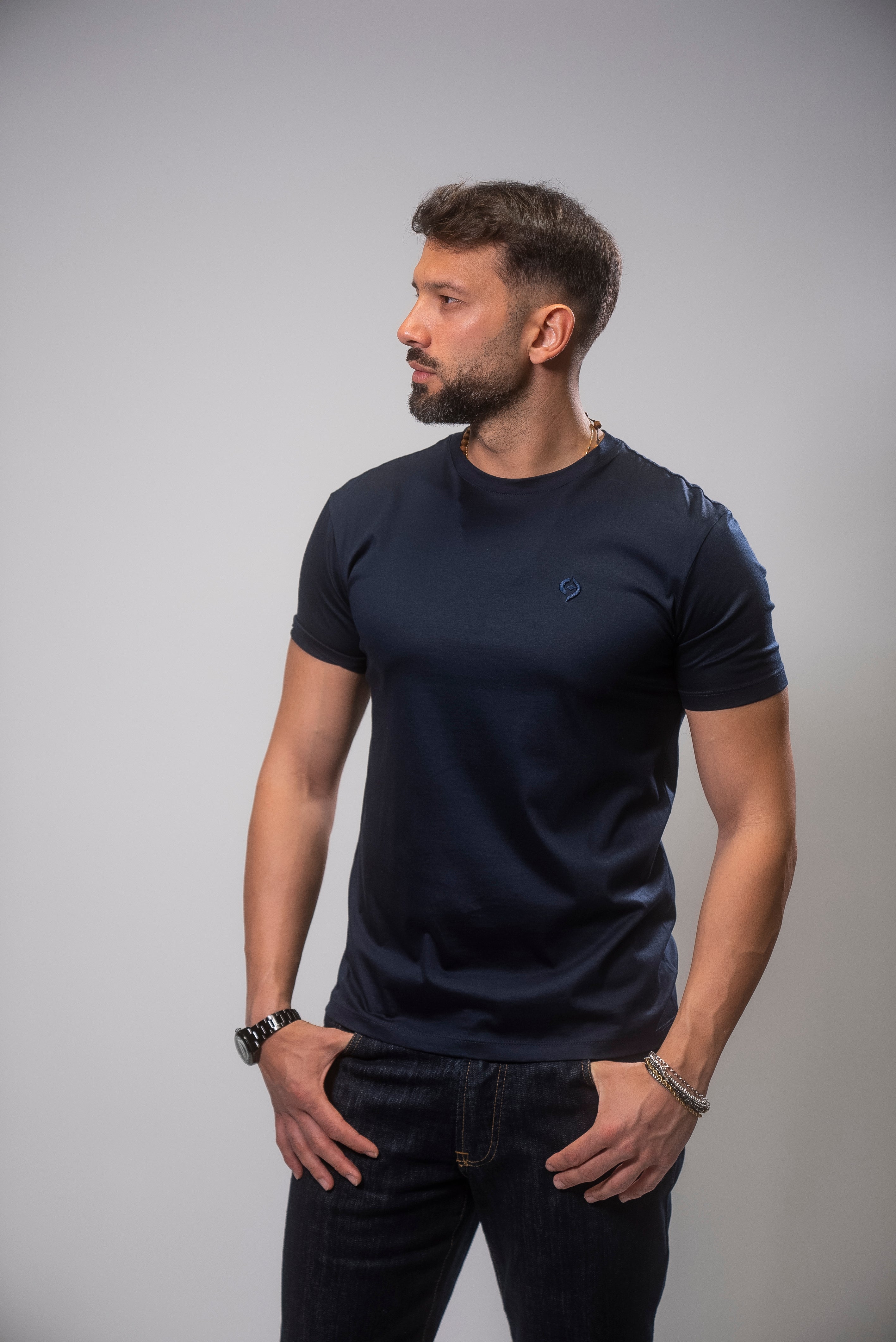 T-Shirt Uomo Blu Navy